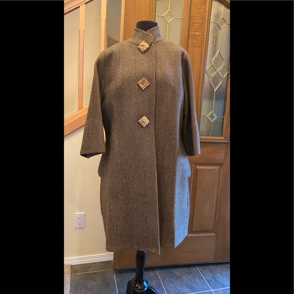 1950’s Wool Over Coat size 6 - Picture 1 of 6